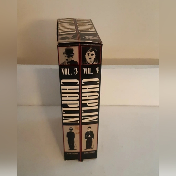 Vintage 1993 charlie chaplin VHS  Vol 3. Vol. 4 collectors Edition - Picture 7 of 7